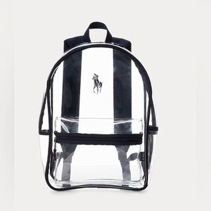 Polo Ralph Lauren Clear and Black Backpack